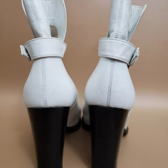 Vintage Chanel Square Toe Leather Ankle Boots - Picture 6 of 11